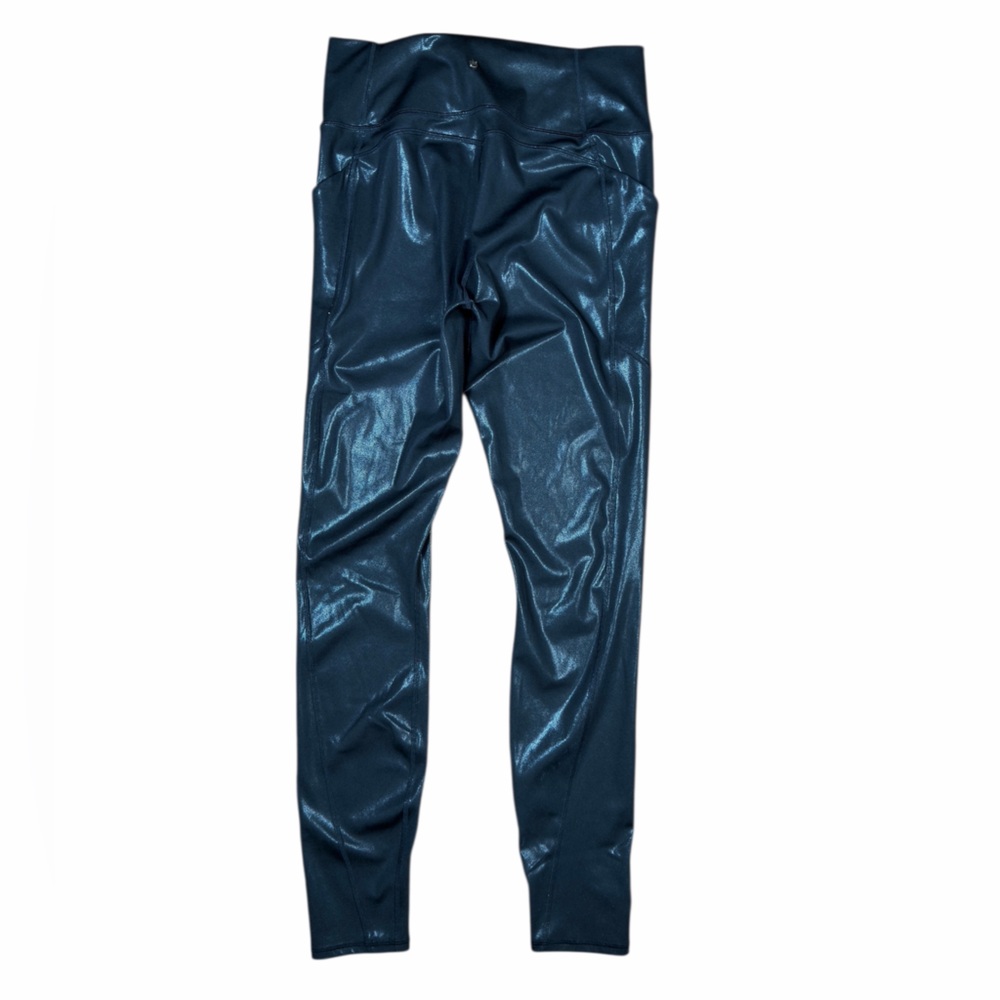 Fabletics Black Glitter Sparkly Define PowerHold High-Waisted 7/8 Legging - Picture 7 of 11